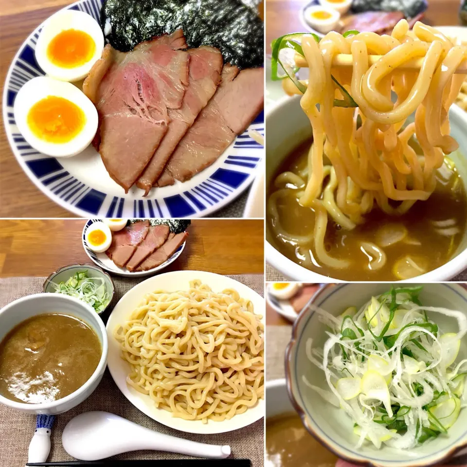 Snapdishの料理写真:お土産 肉つけ麺(中盛)@つけ麺 道
#宅麺|morimi32さん