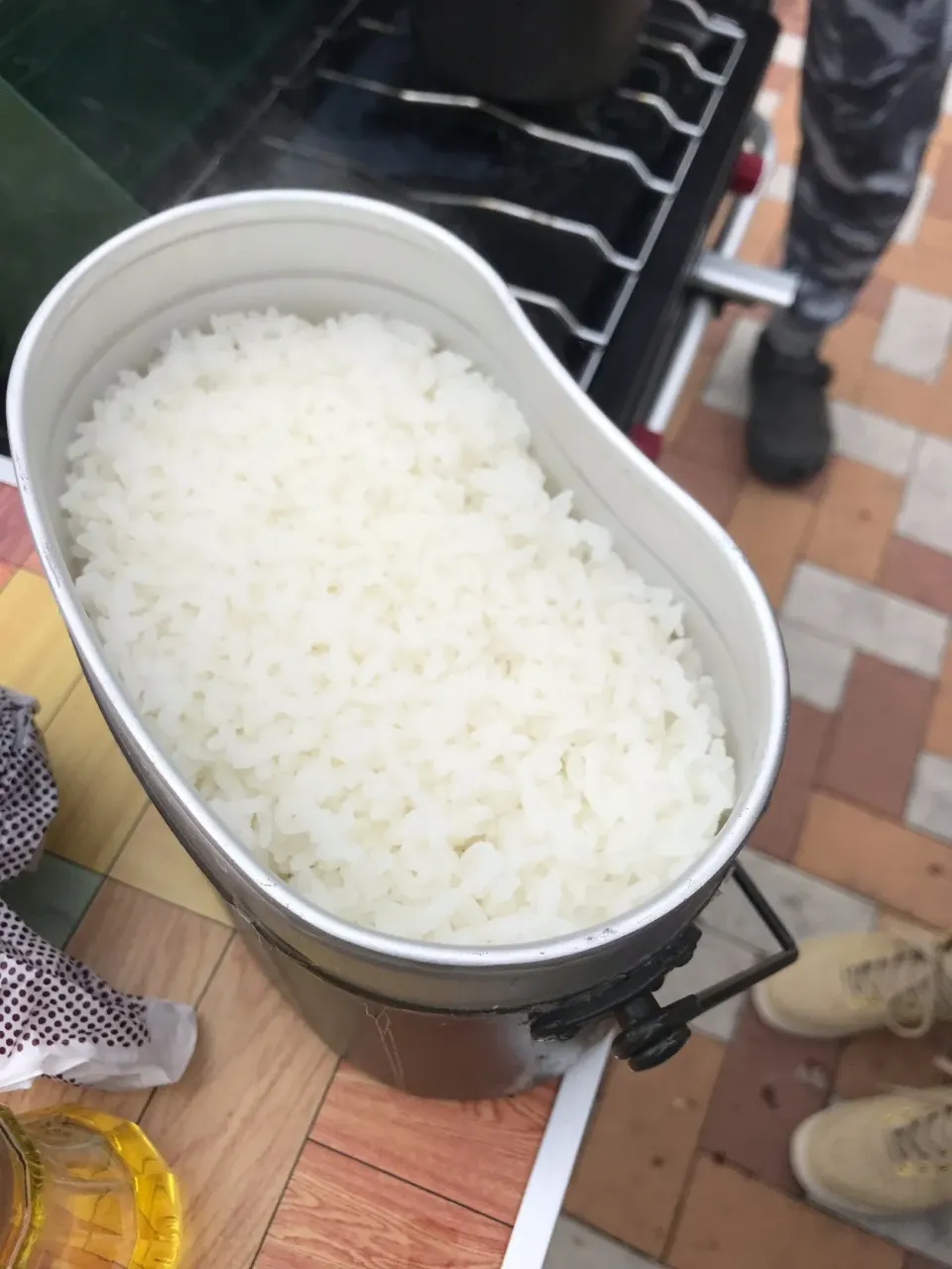 Snapdishの料理写真:7人の子供用☆飯盒カレー|MEGUMIさん