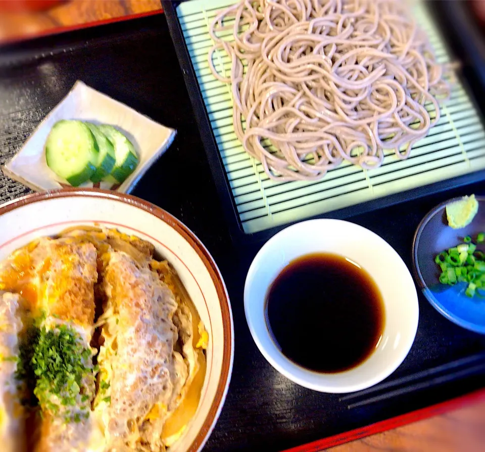 深沢 若松のカツ丼もりそばセット|Gigi Cafeさん