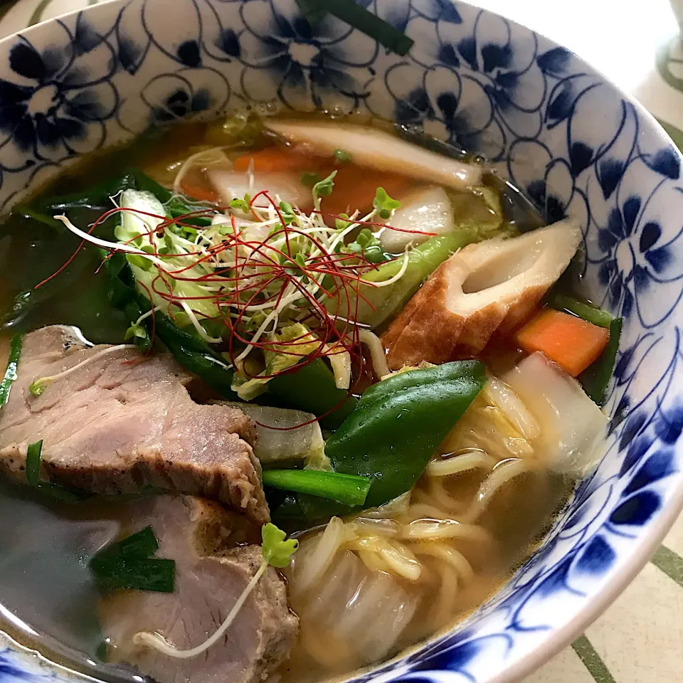 海老味噌味ラーメン( •ॢ◡-ॢ)-♡|てるみさん