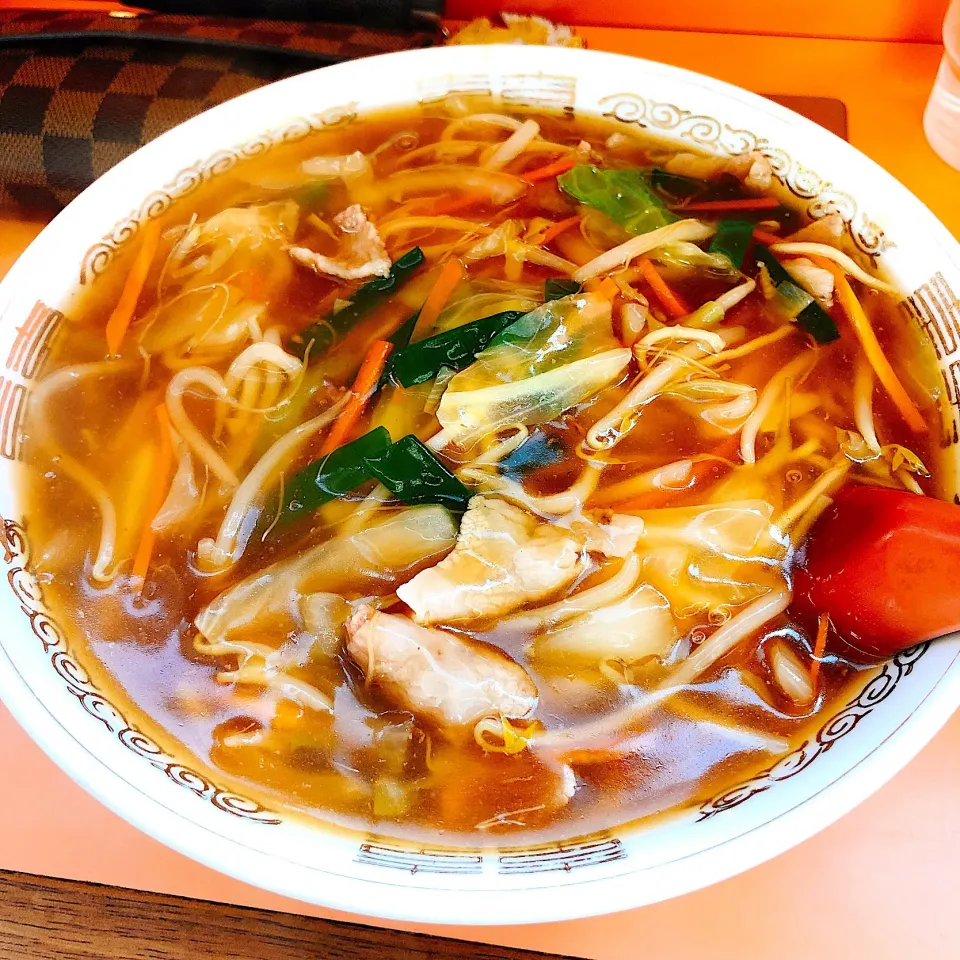 十八番の餡かけちゃんぽん麺🌸|うるるさん