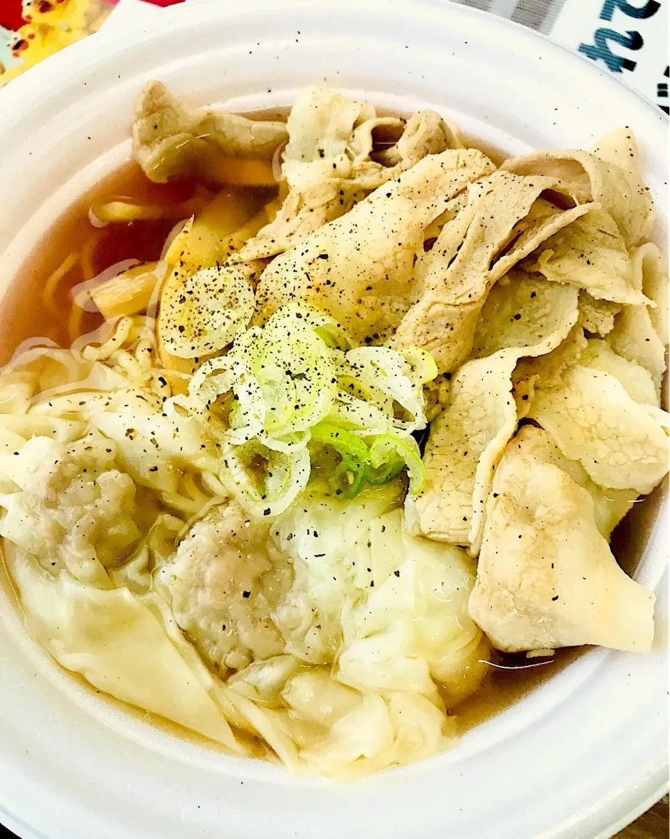 Snapdishの料理写真:東京ラーメンショー:山形酒田ふわとろワンタンメン|yさん