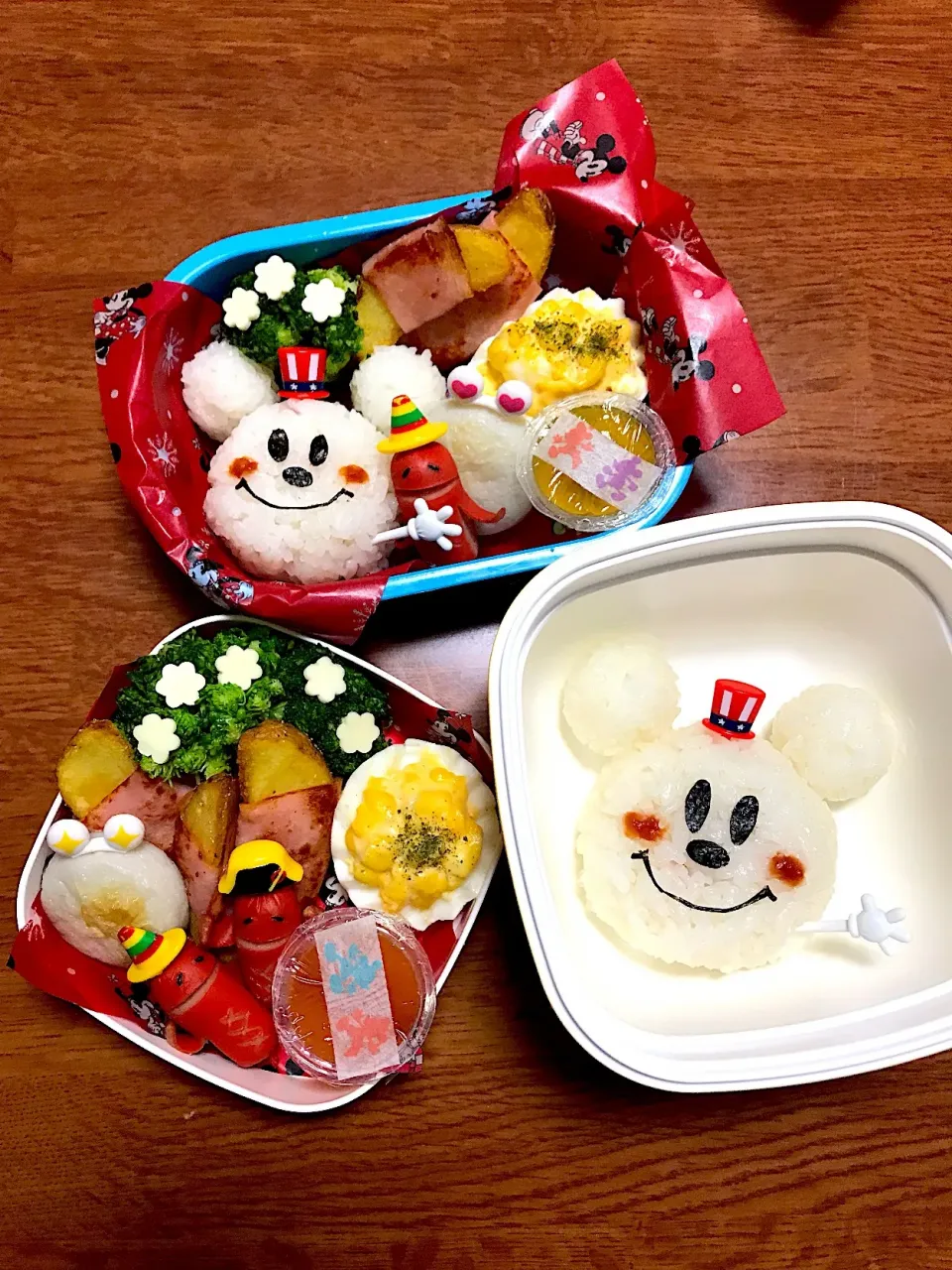 スノーミッキー弁当♡|かなさん