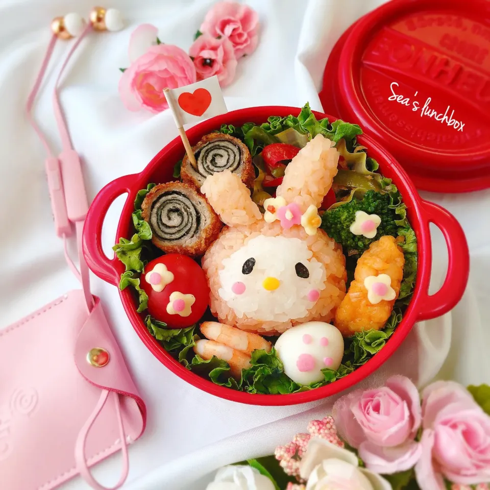 マイメロディーのお弁当🐰|seaさん