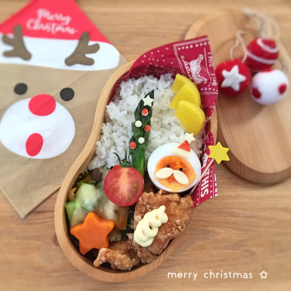 クリスマス弁当♩アスパラツリー☆|yokkoiroさん