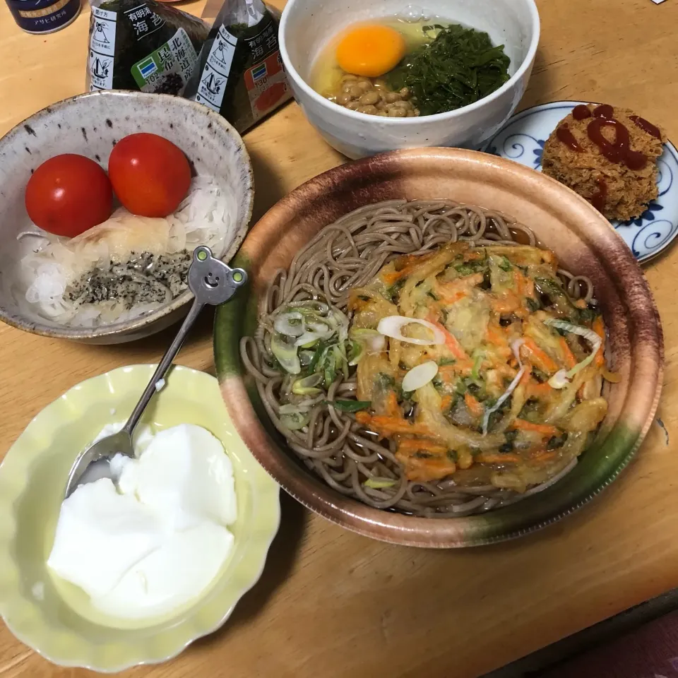 レンチンするだけの天ぷら蕎麦|Makokoさん