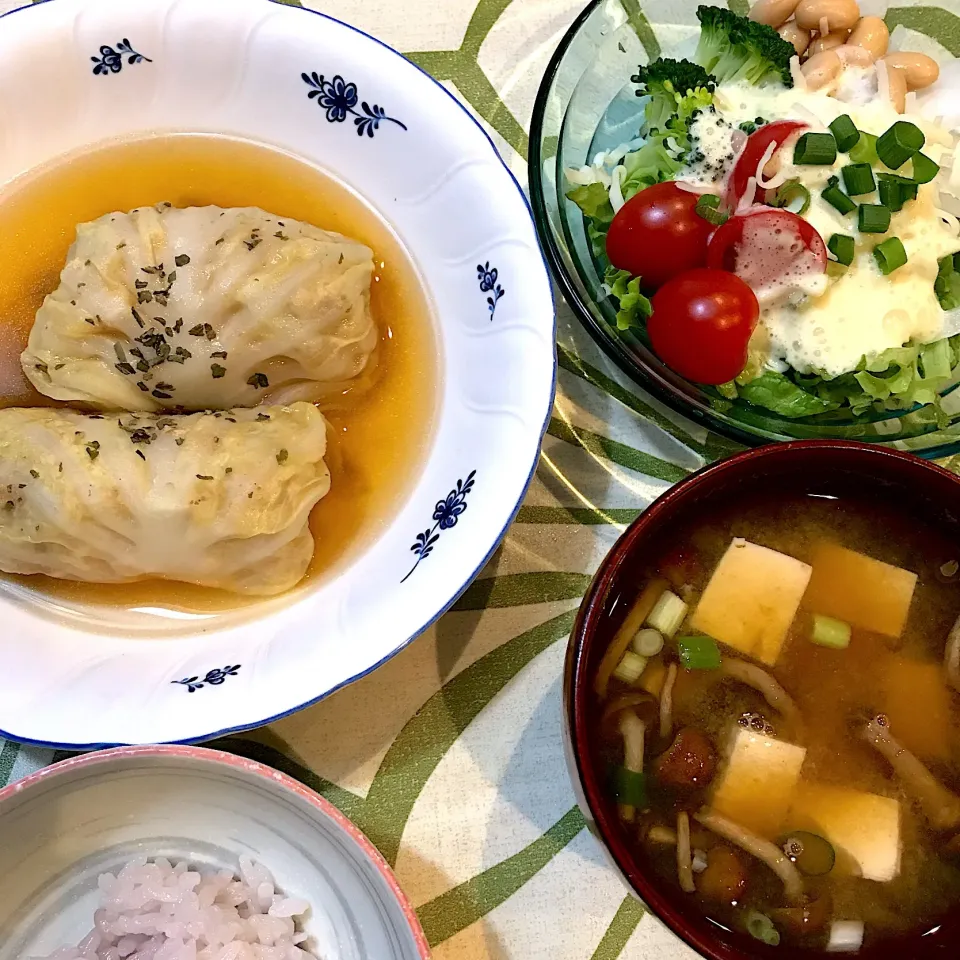 夕食のメインはロールキャベツです✩°｡⋆⸜(* ॑꒳ ॑* )⸝|てるみさん