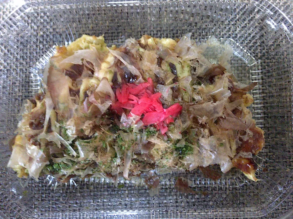 Snapdishの料理写真:お好み焼き豚玉(ハーフ)|ばーさんさん