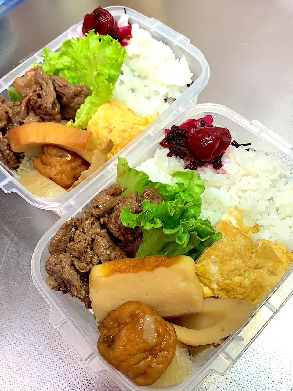 主人と次男のお弁当|ふくぷくさん