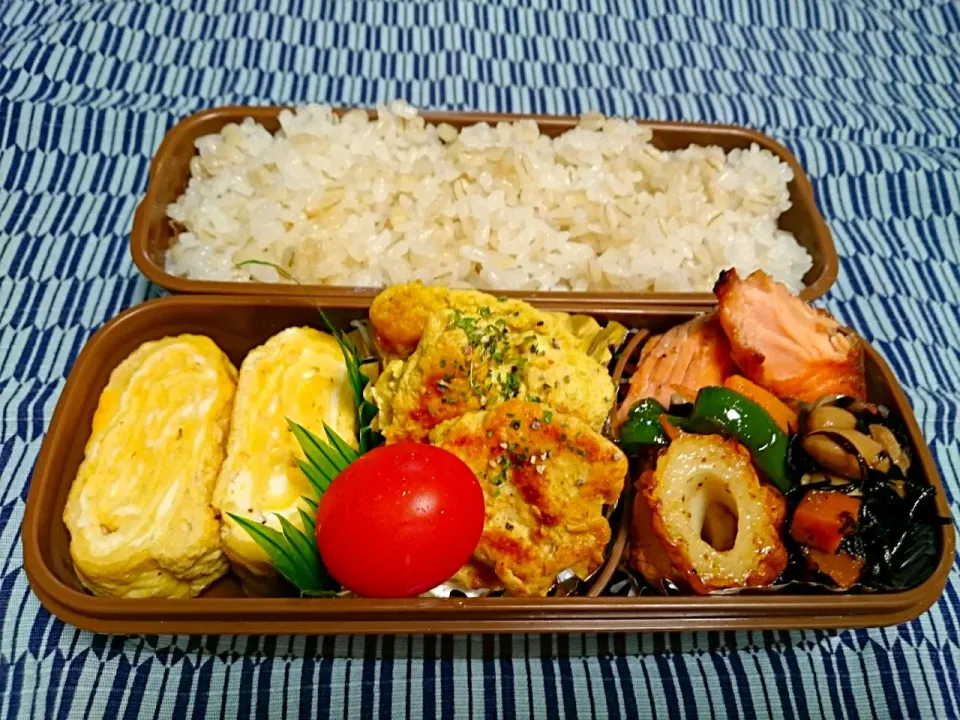 ☆今日のお弁当☆   パパのお弁当作り始めました。|hamamaさん