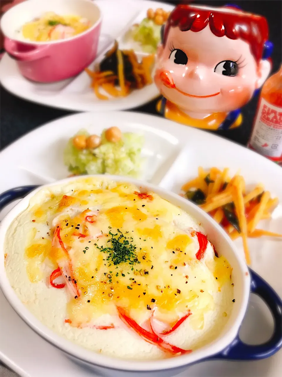 Snapdishの料理写真:ホワイトソース不使用♡はんぺんソースドリア。|ぽき。さん