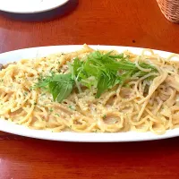 Snapdishの料理写真:Mushroom Balcon Cream Pasta|Satoshi Fudeyamaさん