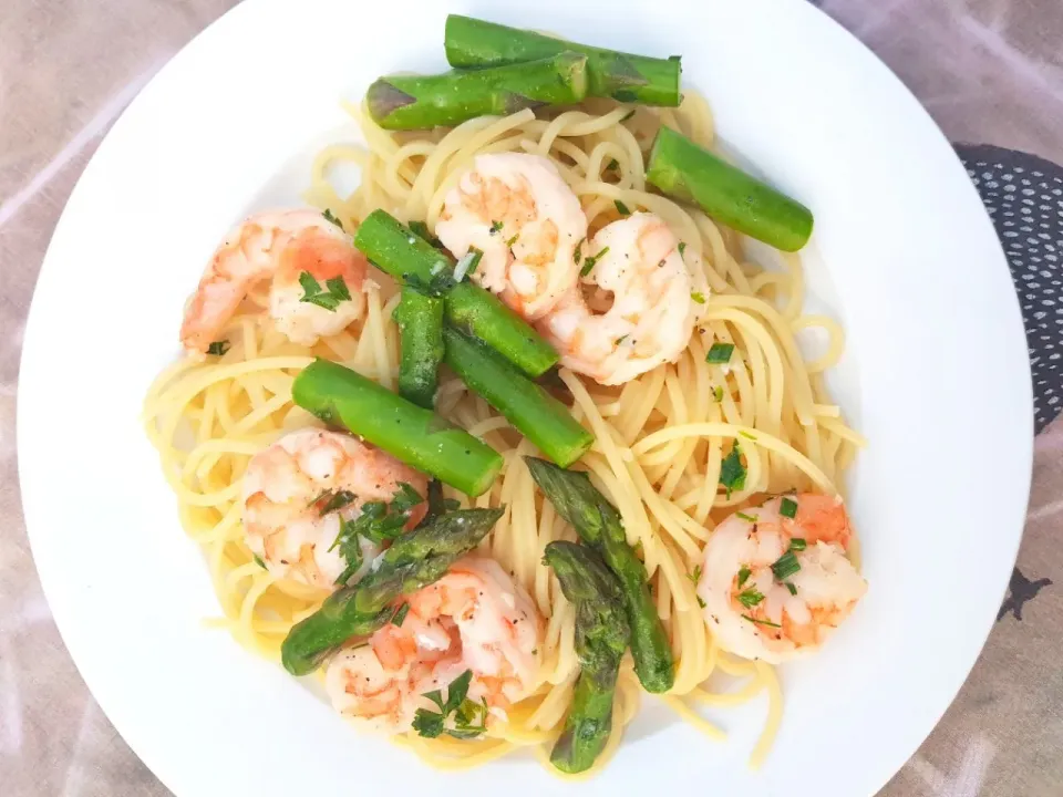 Prawn & Asparagus Pasta|Anita Mさん