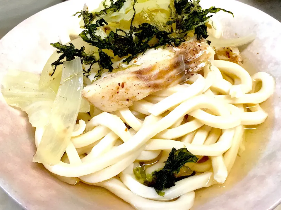 温かいぶっかけうどん^ ^|ミーさん