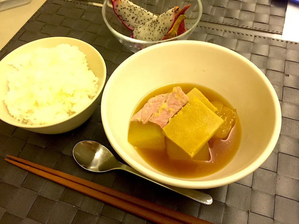 冬瓜と高野豆腐の煮物|ミイさん