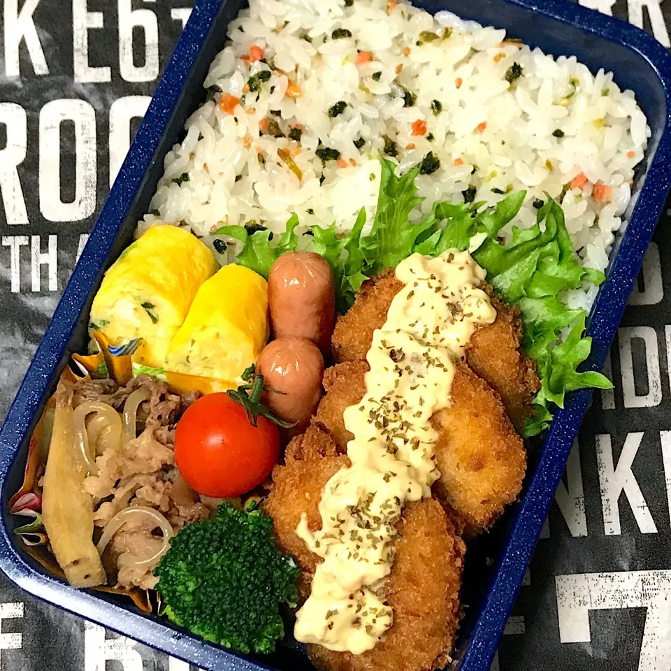 Snapdishの料理写真:今日のお弁当♪海老カツ✨|ゆいなつさん