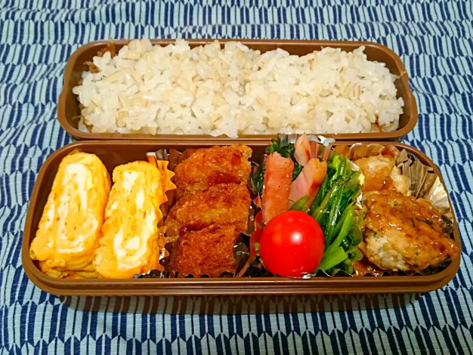 ☆今日のお弁当☆   パパのお弁当作り始めました。|hamamaさん