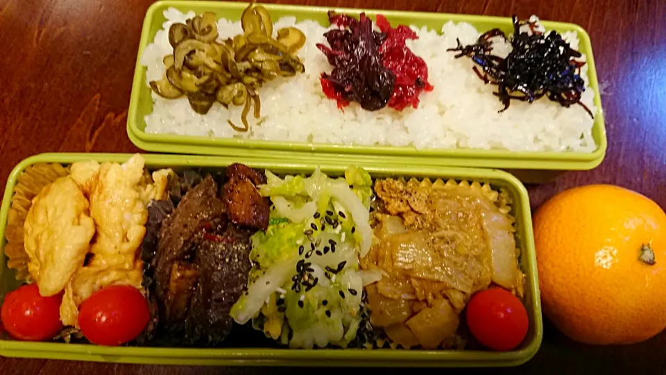 Snapdishの料理写真:マグロステーキ弁当
 #今日のお弁当|りょーさん