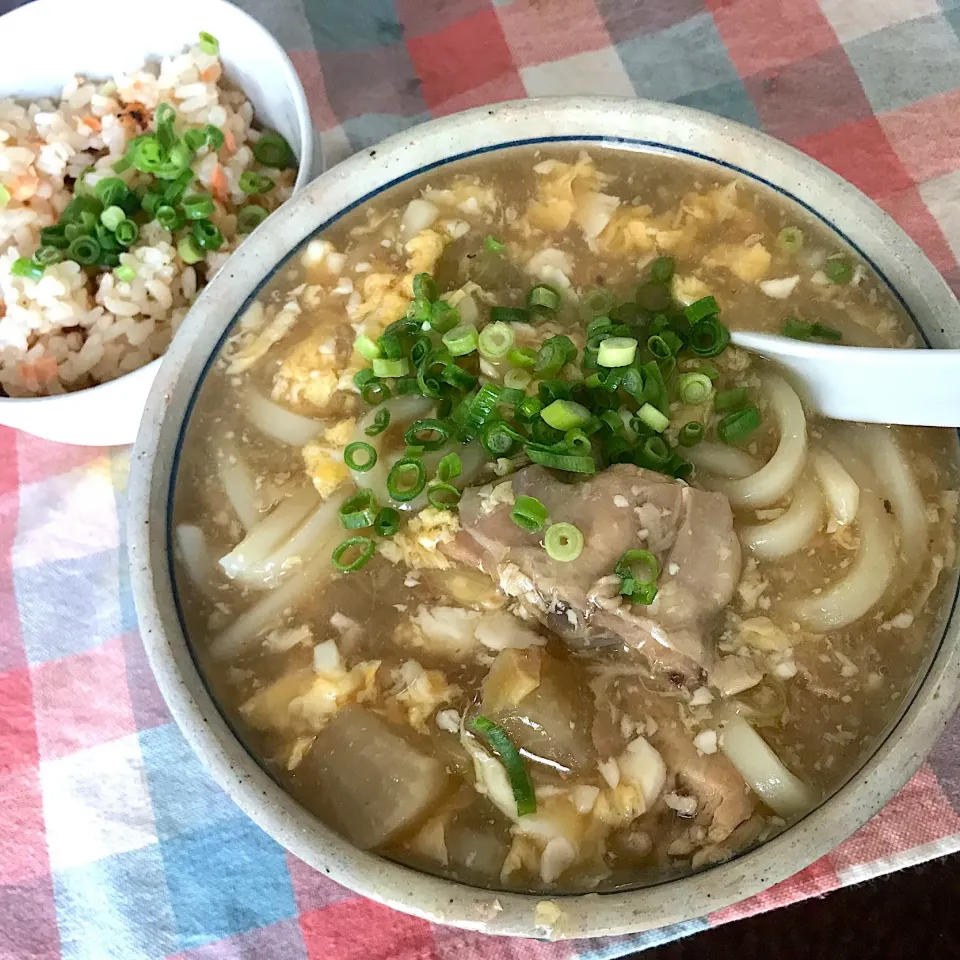 かき玉あんかけうどん|純さん