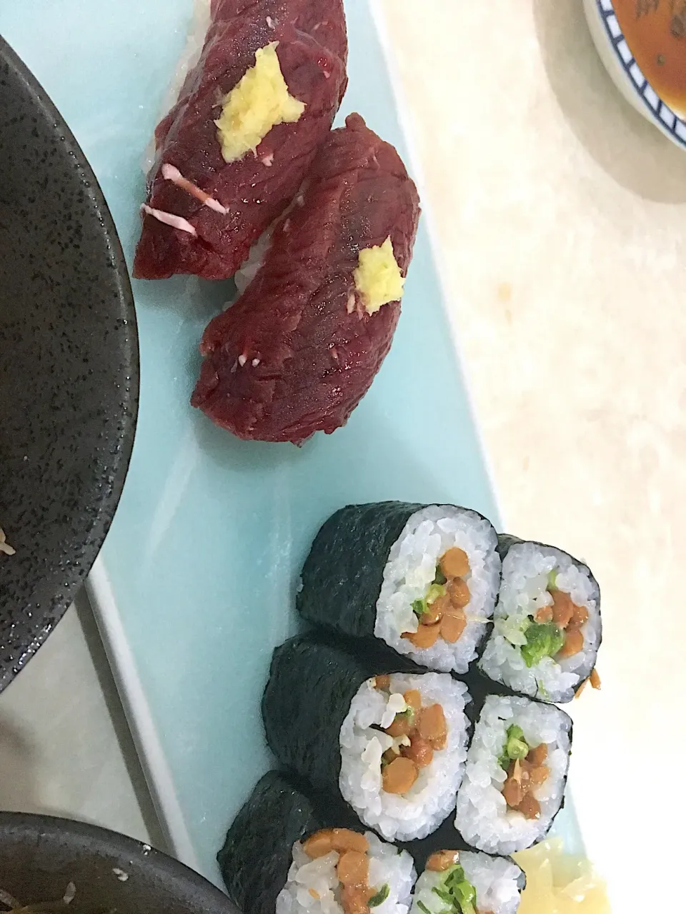 Snapdishの料理写真:納豆巻きが一番好き|あいりさん