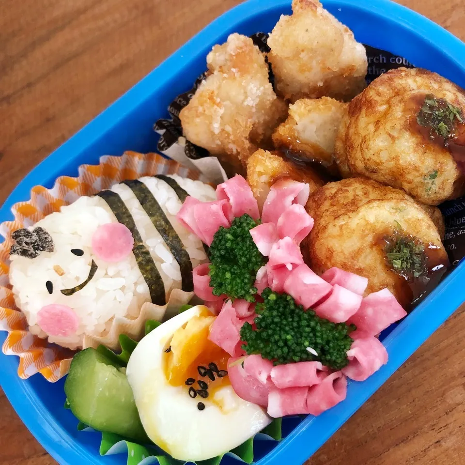 遠足お弁当！リクエストは冷食ばっか。唐揚げは作りました！🍗|はるちるさん