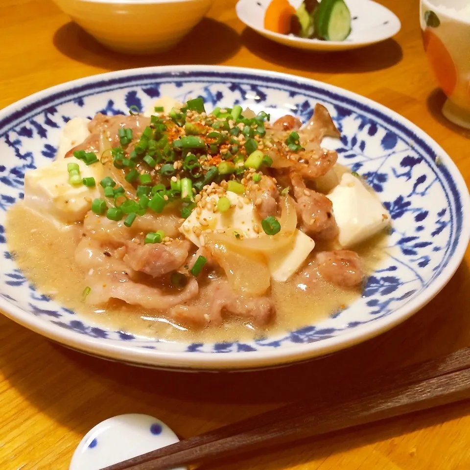 肉豆腐♪にんにく味噌味〜♪|ニコさん