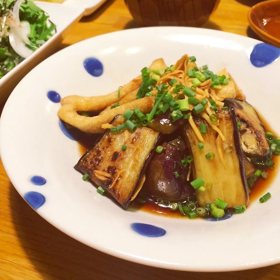 茄子とお揚げの焼き浸し♪|ニコさん