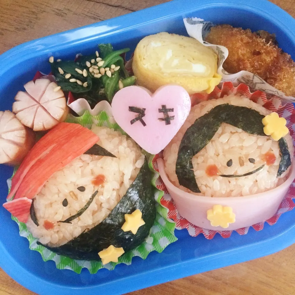 だいすきな先生とみーくんお弁当💖|はるちるさん