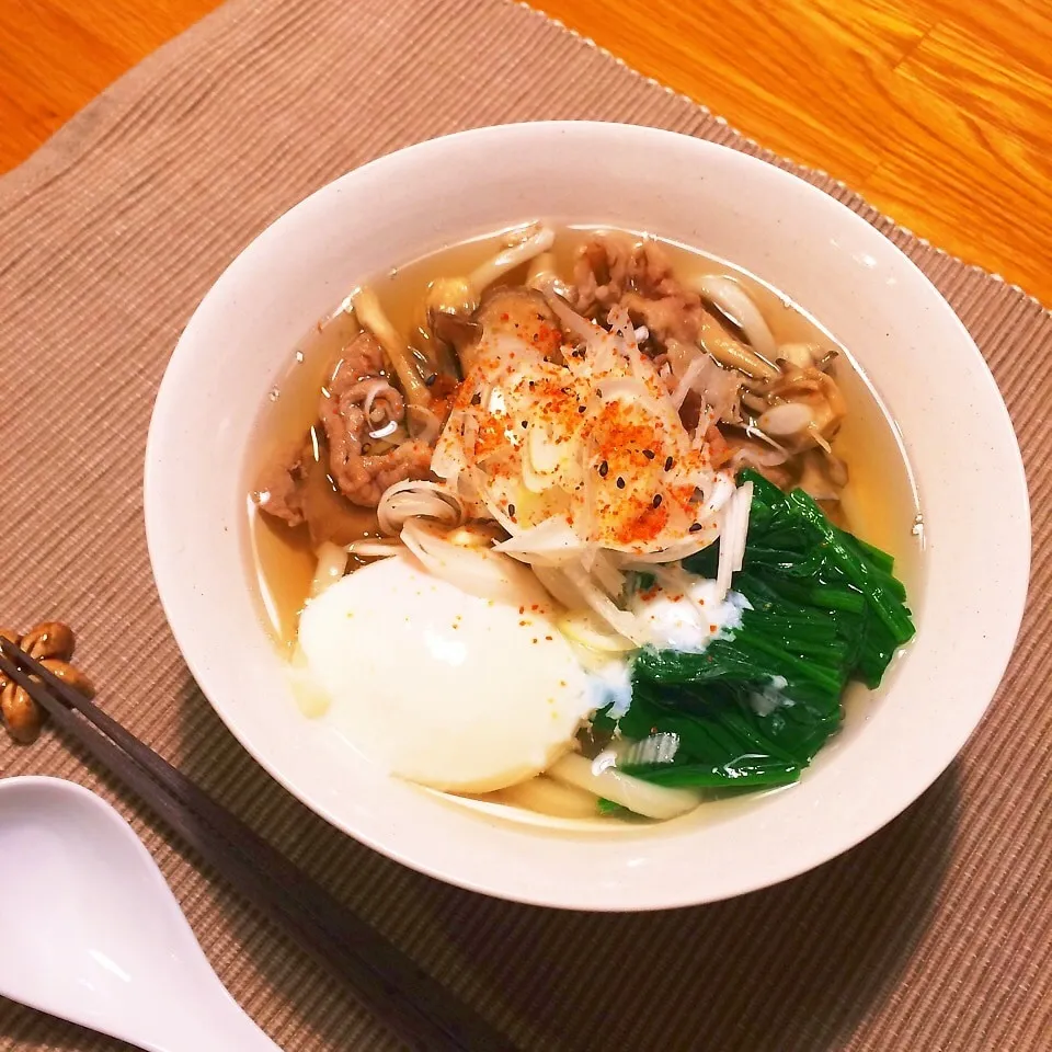 あったか♪肉うどん♪|ニコさん