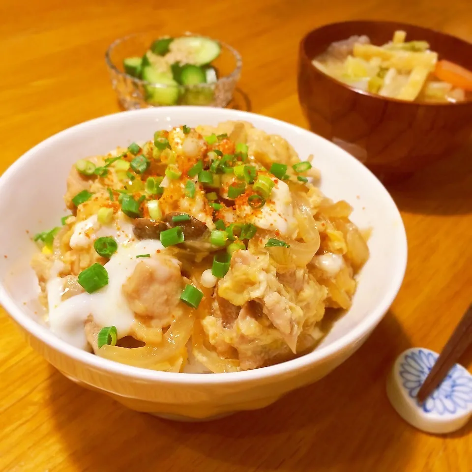 ちょっとひと手間♪定番♪ウチの親子丼♪|ニコさん