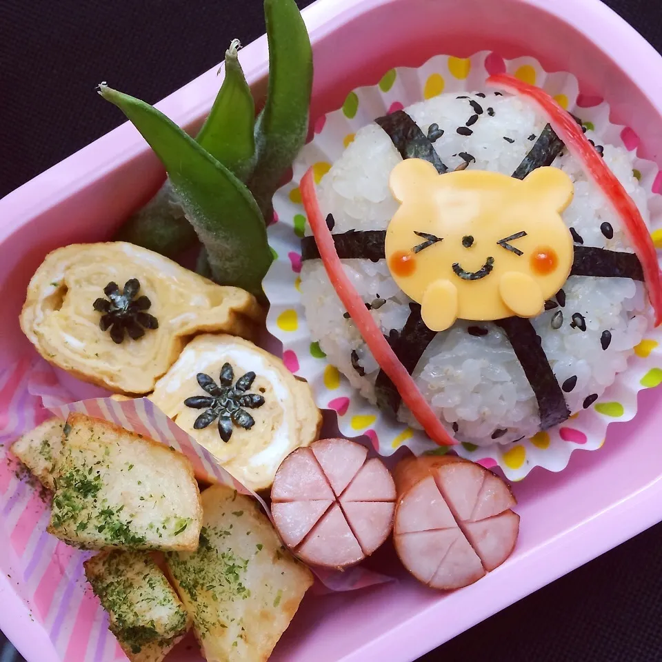 くまちゃんオニギリ弁当！|はるちるさん