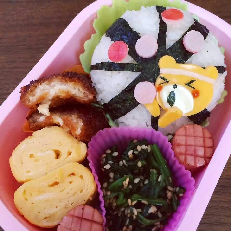 しろぐみさん頑張れお弁当☆|はるちるさん