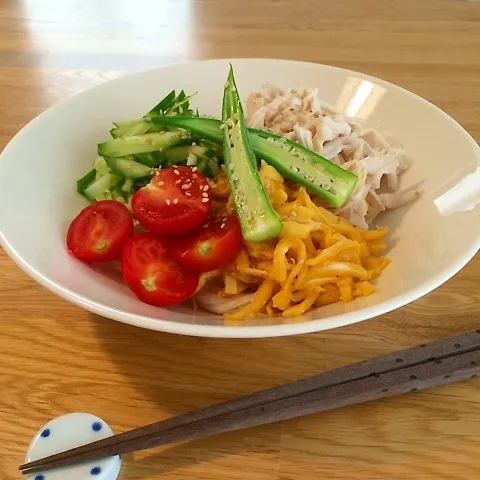 夏休みランチ♪ぶっかけ素麺♪|ニコさん