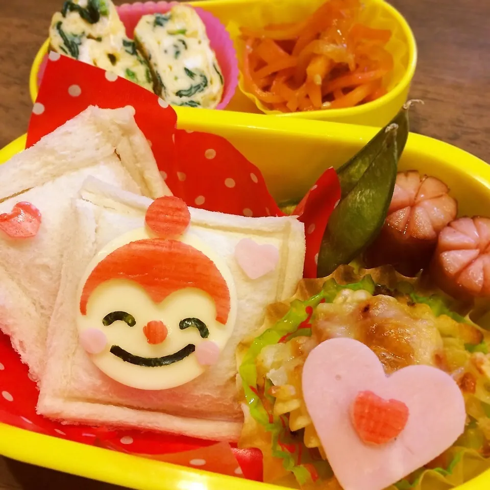 ドキンちゃんのハート弁当|はるちるさん