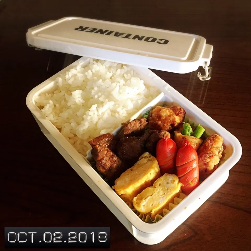 Snapdishの料理写真:男子高校生弁当|TOMOさん