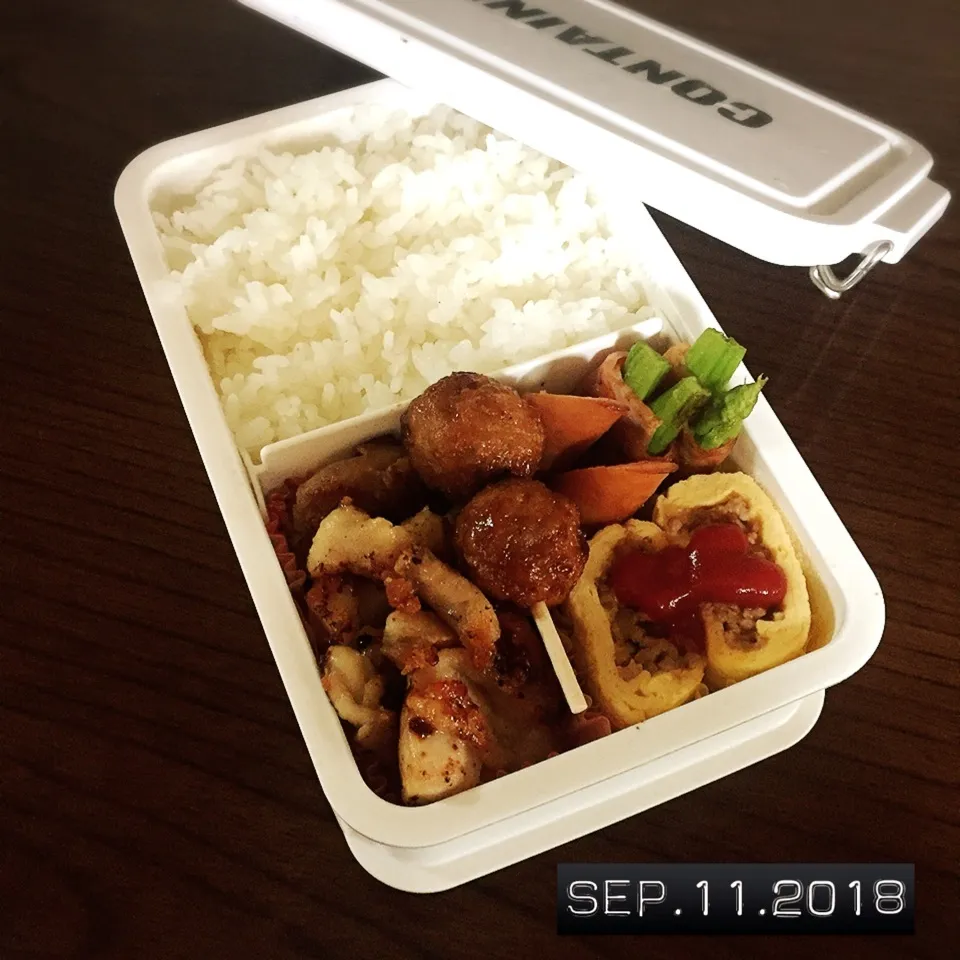 Snapdishの料理写真:男子高校生弁当|TOMOさん