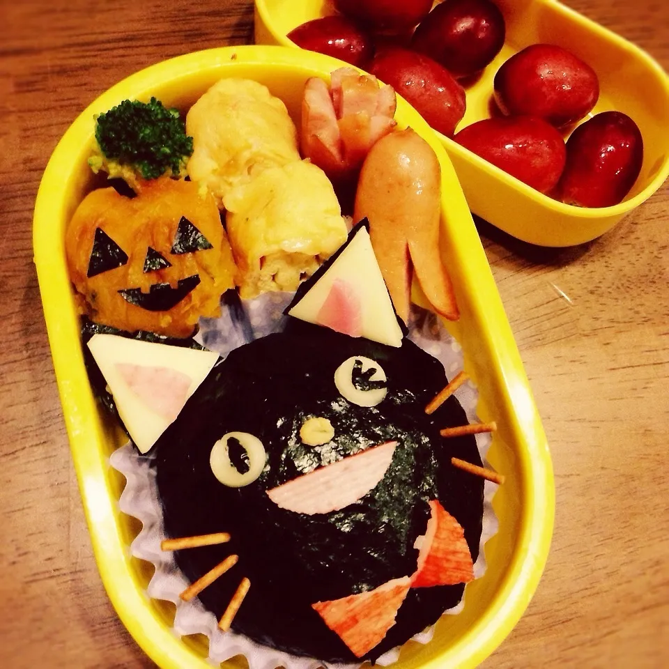 ハロウィン☆黒猫ちゃん弁当|はるちるさん