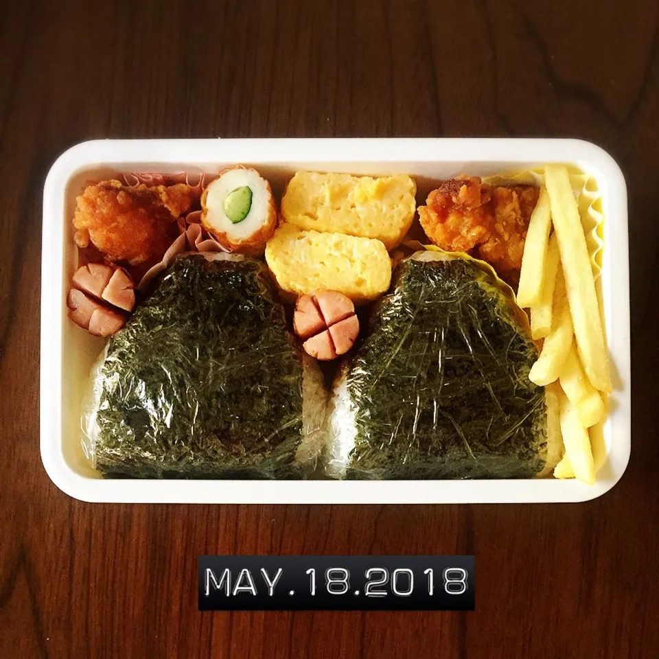 Snapdishの料理写真:男子高校生弁当|TOMOさん