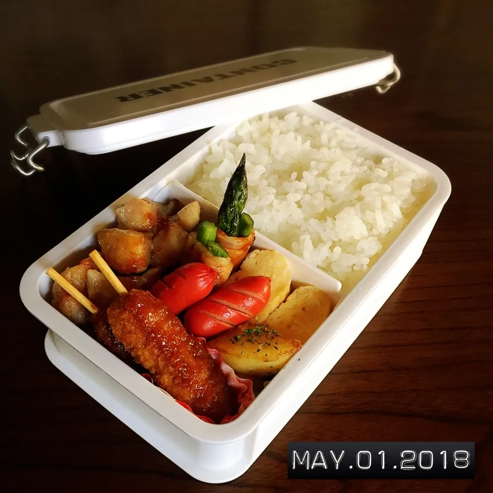 Snapdishの料理写真:男子高校生弁当|TOMOさん