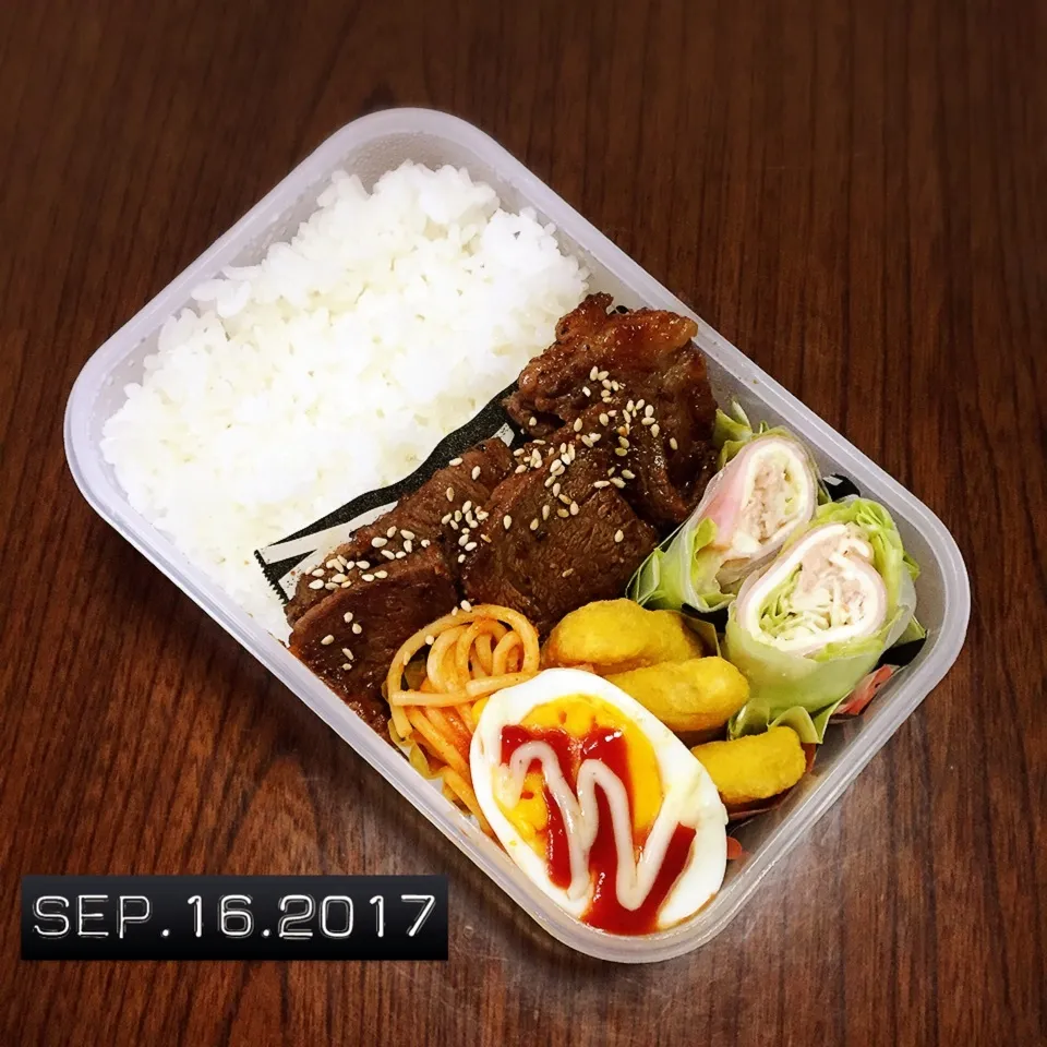 Snapdishの料理写真:男子高校生弁当|TOMOさん