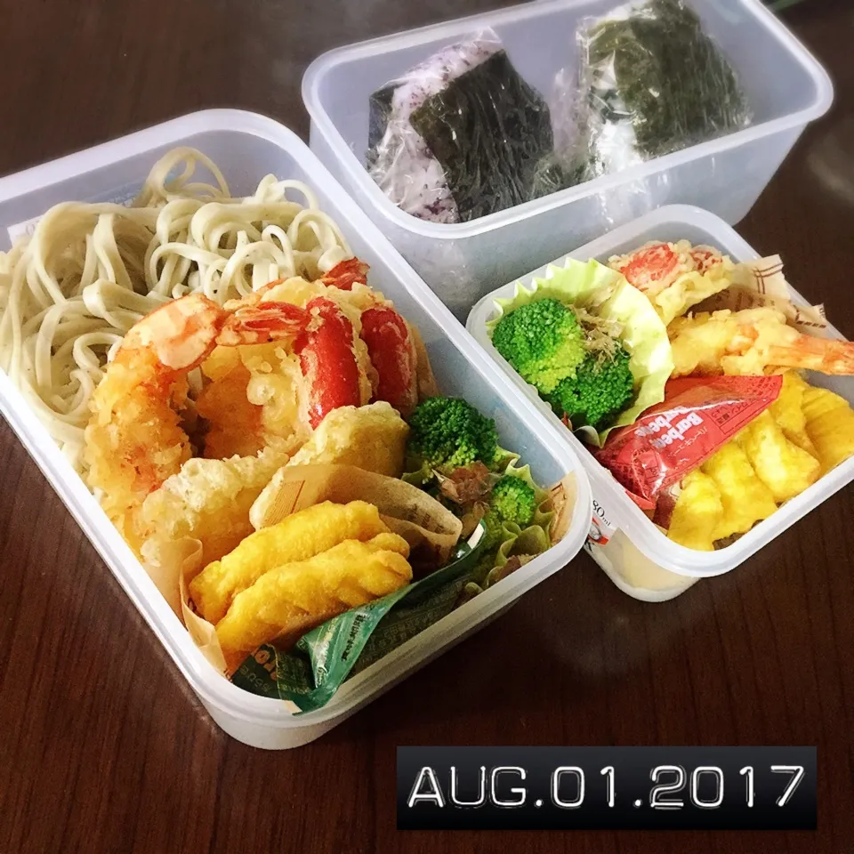 Snapdishの料理写真:男子高校生兄弟弁当|TOMOさん