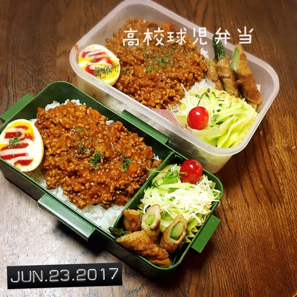 Snapdishの料理写真:男子高校生兄弟弁当|TOMOさん