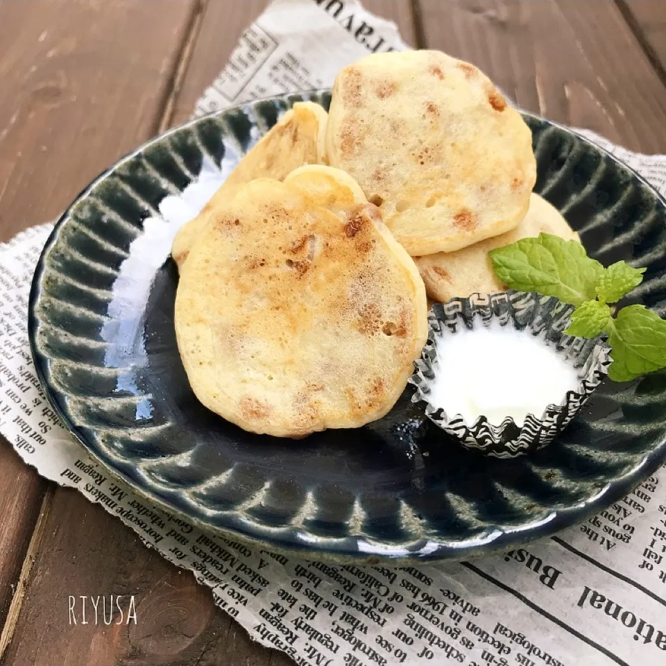 計量不要❤️おやつや朝ご飯に❤️Nattoのもちもち焼き|riyusaさん