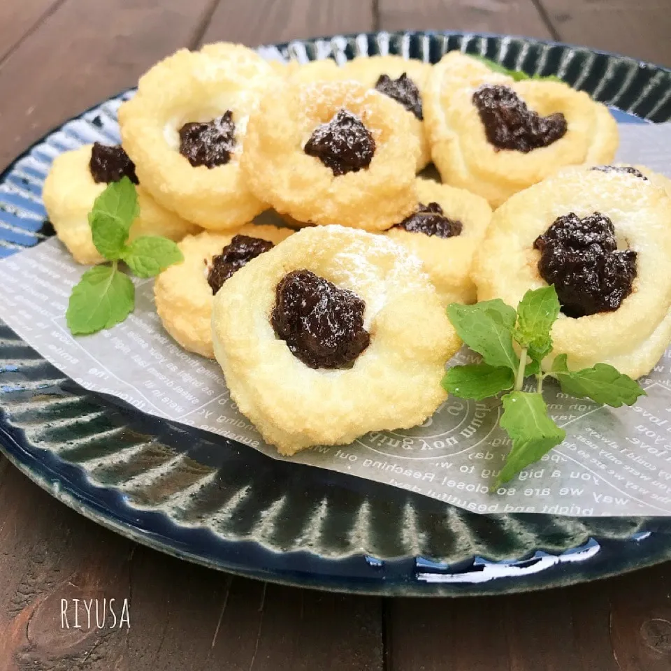 材料は卵と板チョコだけ❤️とろけるメレンゲショコラ|riyusaさん