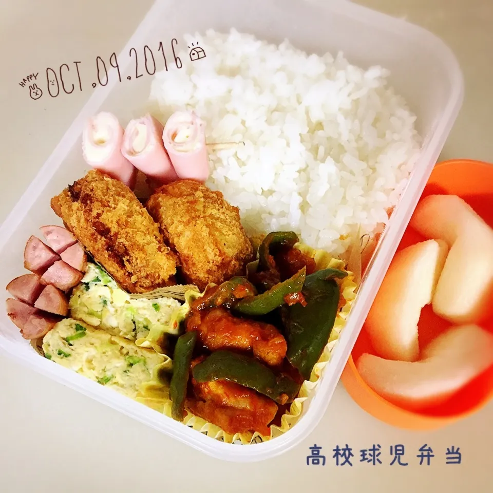 Snapdishの料理写真:高校生男子弁当|TOMOさん