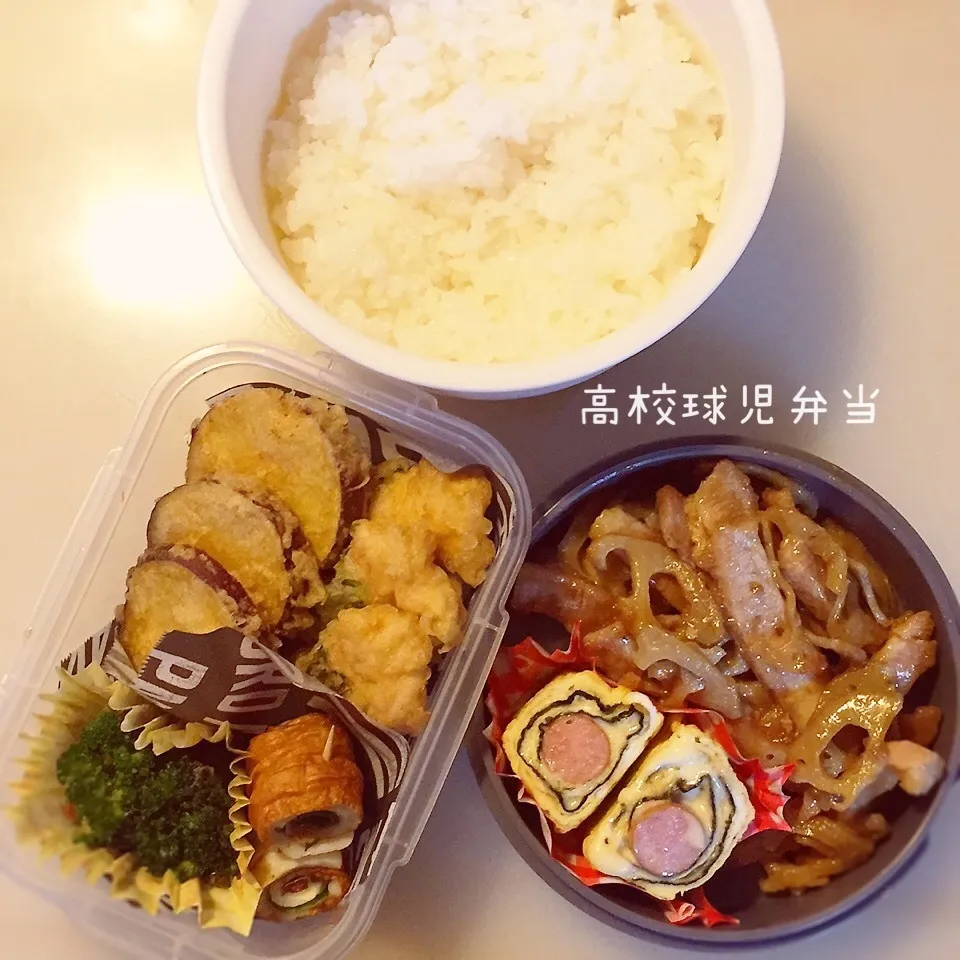 Snapdishの料理写真:高校生男子弁当|TOMOさん