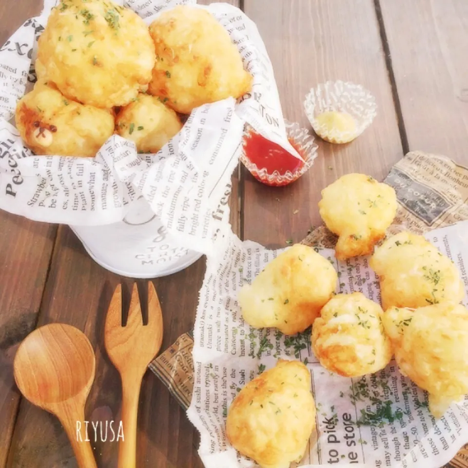 餅の消費に！！手がとまら〜ん❤️もっちもちフライド餅ポテト|riyusaさん