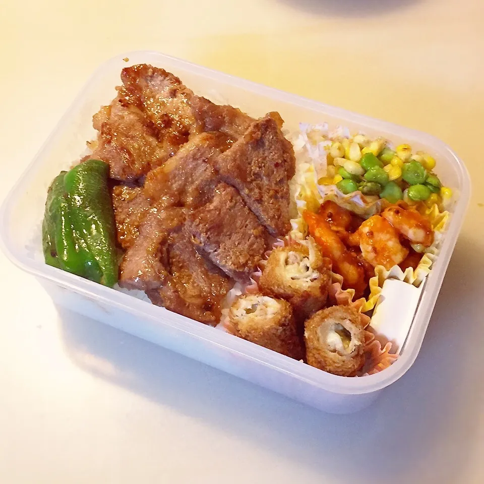 Snapdishの料理写真:高校球児のお弁当|TOMOさん