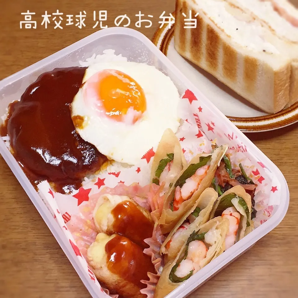 Snapdishの料理写真:高校生息子弁当|TOMOさん