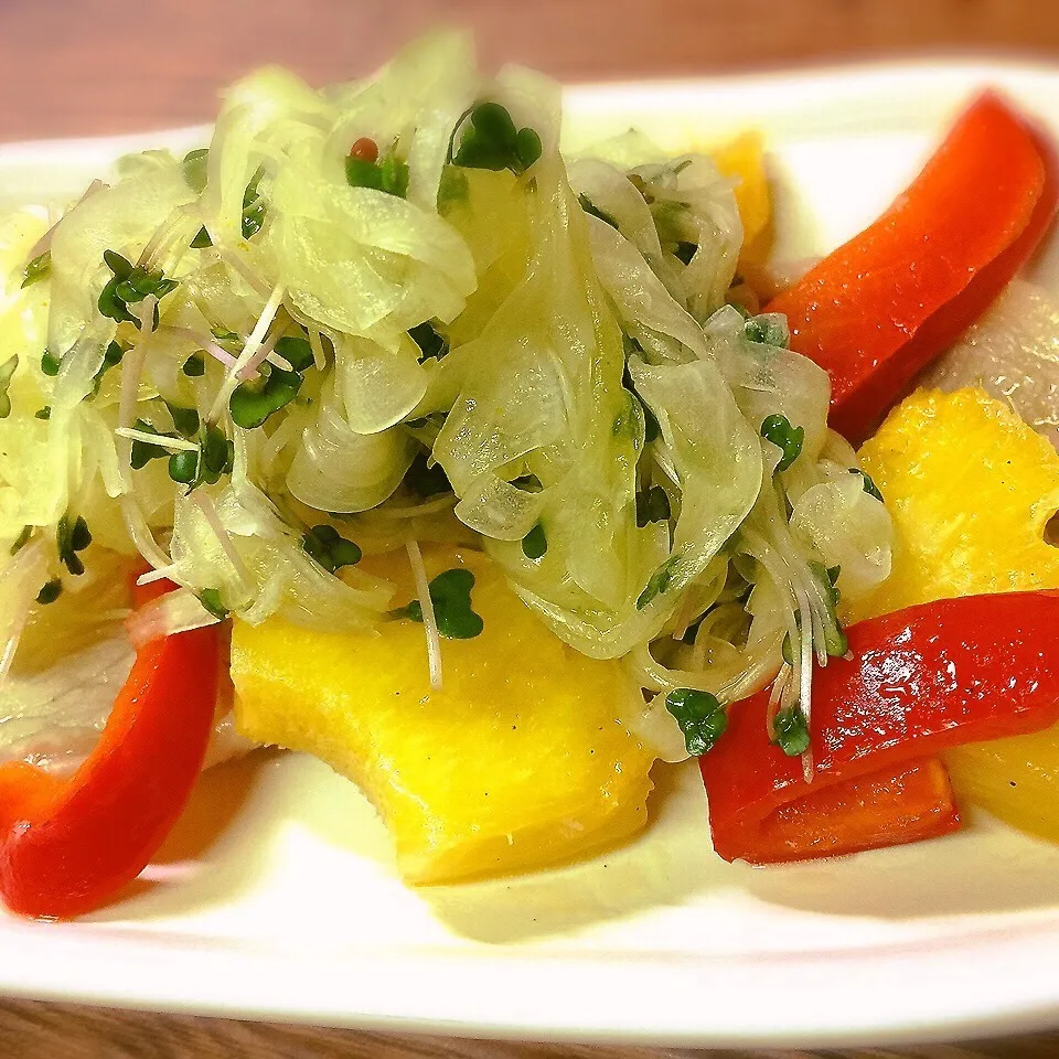 Snapdishの料理写真:純子さんの カレー酢玉ねぎ♫|joさん